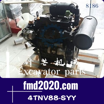 洋马4TNV88挖掘机配件推土机配件发动机总成4TNV88-SYY不带涡轮增压